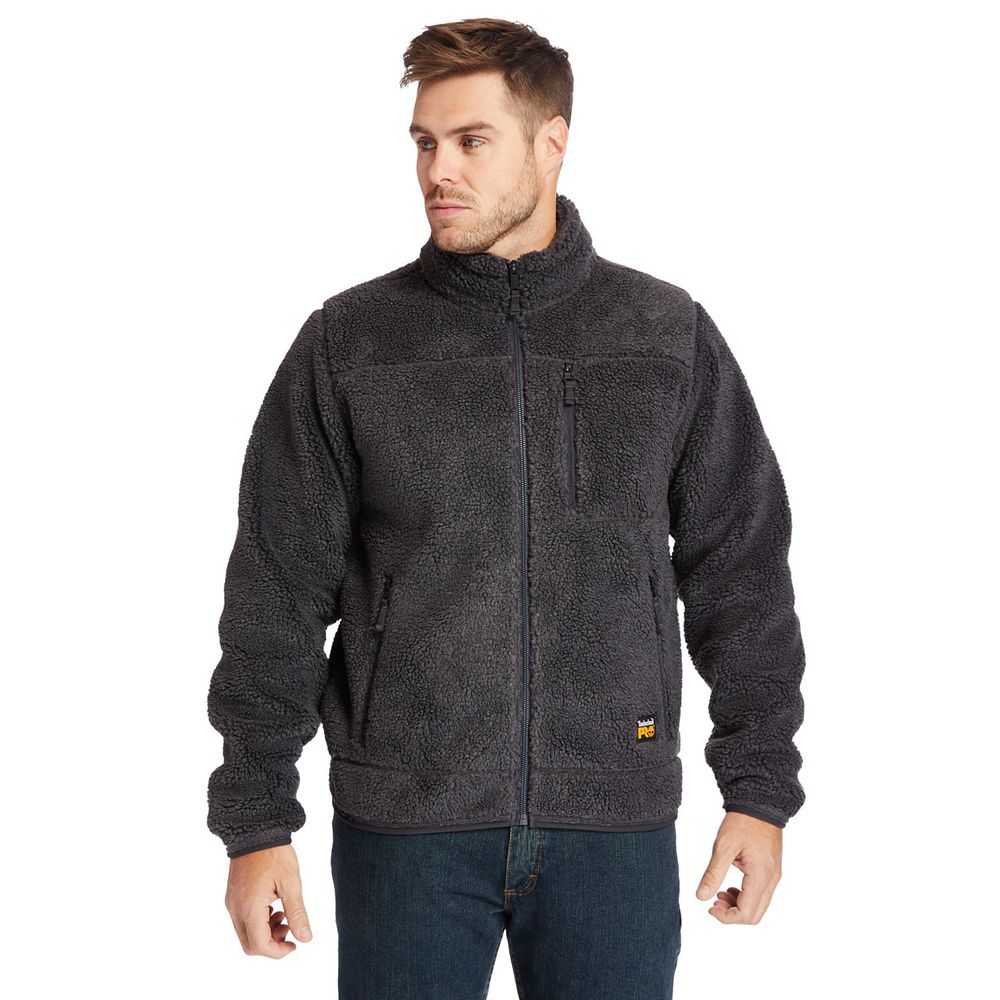 Chaquetas Timberland Argentina Hombre - Pro® Frostwall Fleece - Gris Oscuro - HGUXIP-670